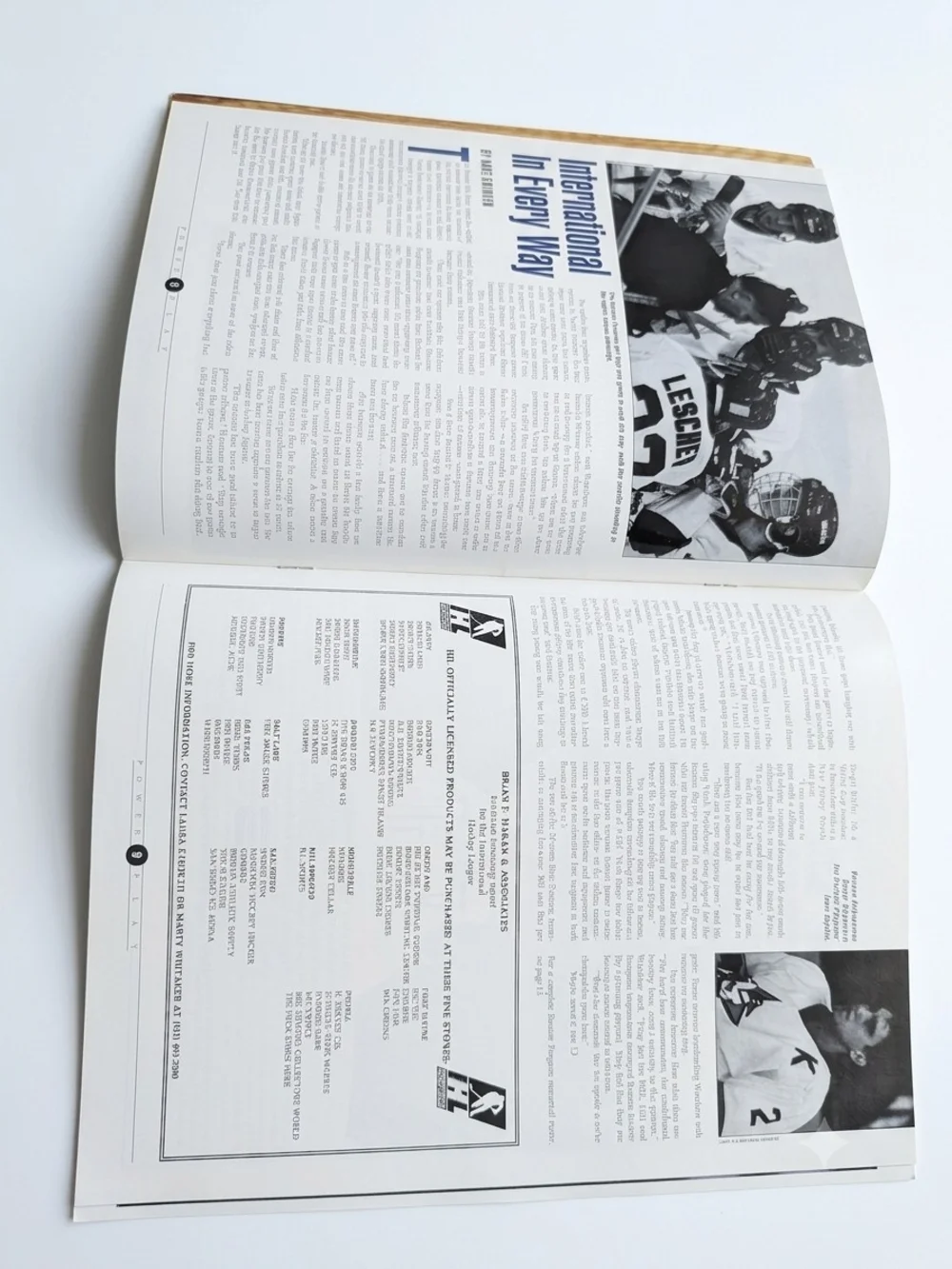 1994 IHL Hockey – Power Play Magazine (Russian Penguins) M-NM Defunct Sports - Picture 3 of 3
